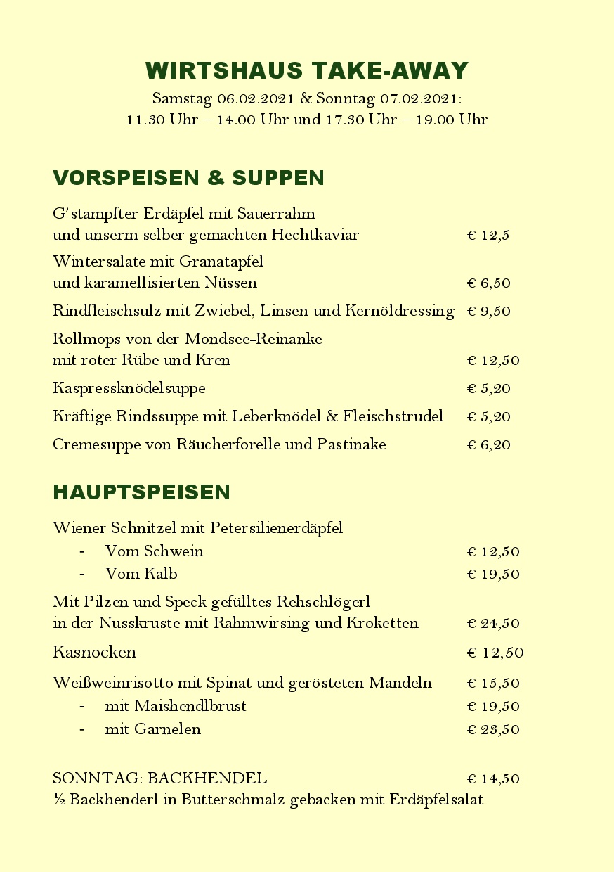 Impressum Wirt am Gries